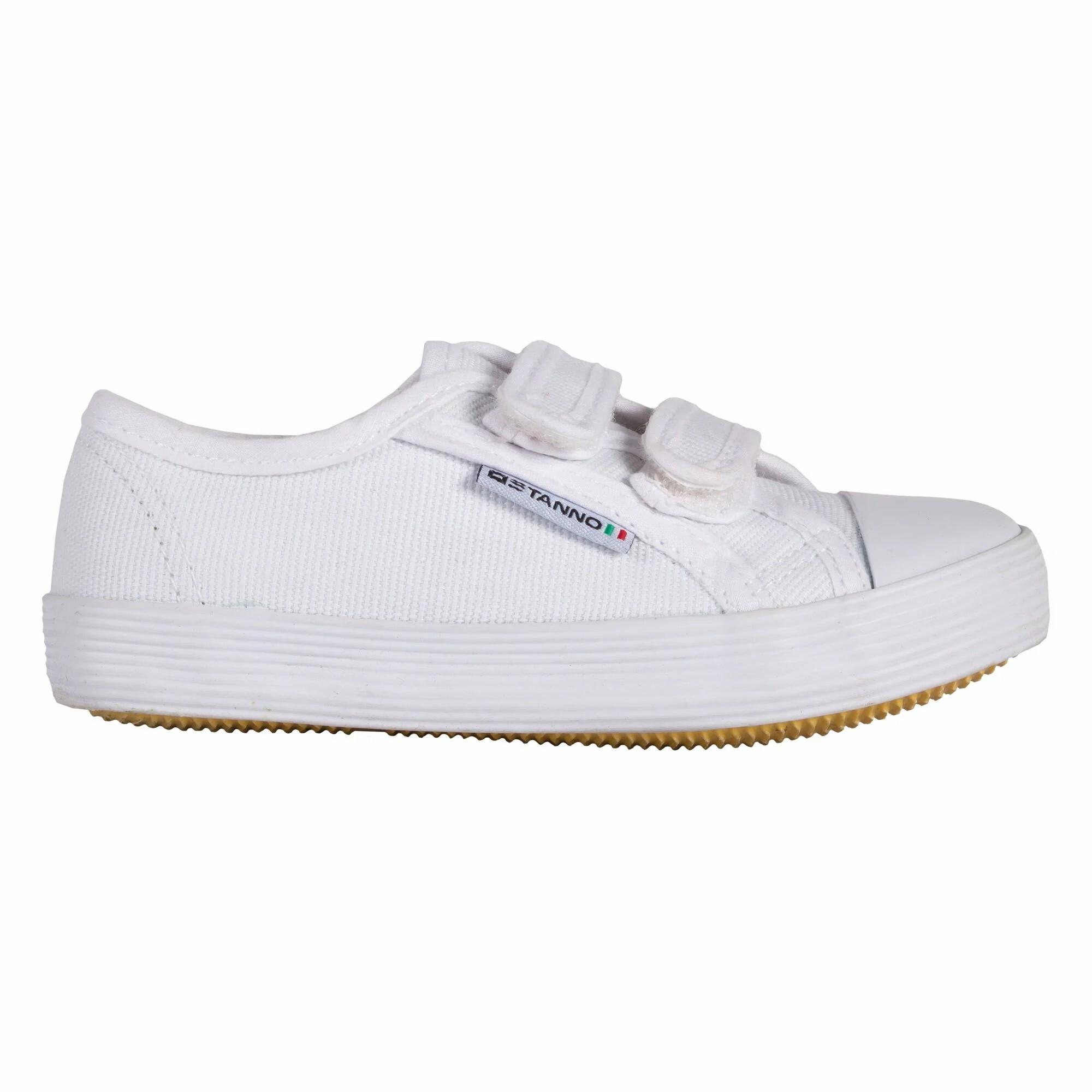 Stannol  chaussures indoor en toile enfant scratch 