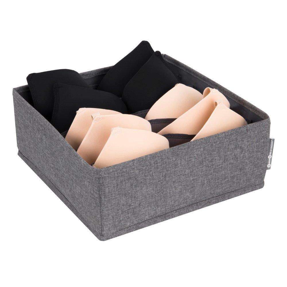 Bigso Box of Sweden Bigso SOFT Organizer Gris - 6 compartiments larges  