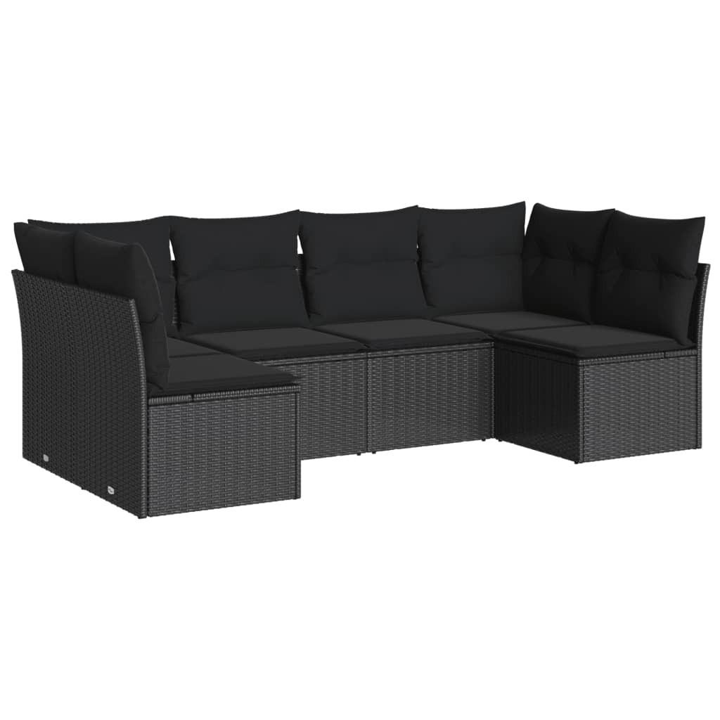 VidaXL set divano da giardino Polirattan  