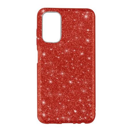 Avizar  Glitter Hülle Samsung A13 5G / A04s Rot 