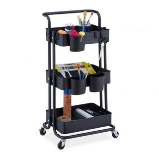 Northix Wagen mit 3 Ablagen  