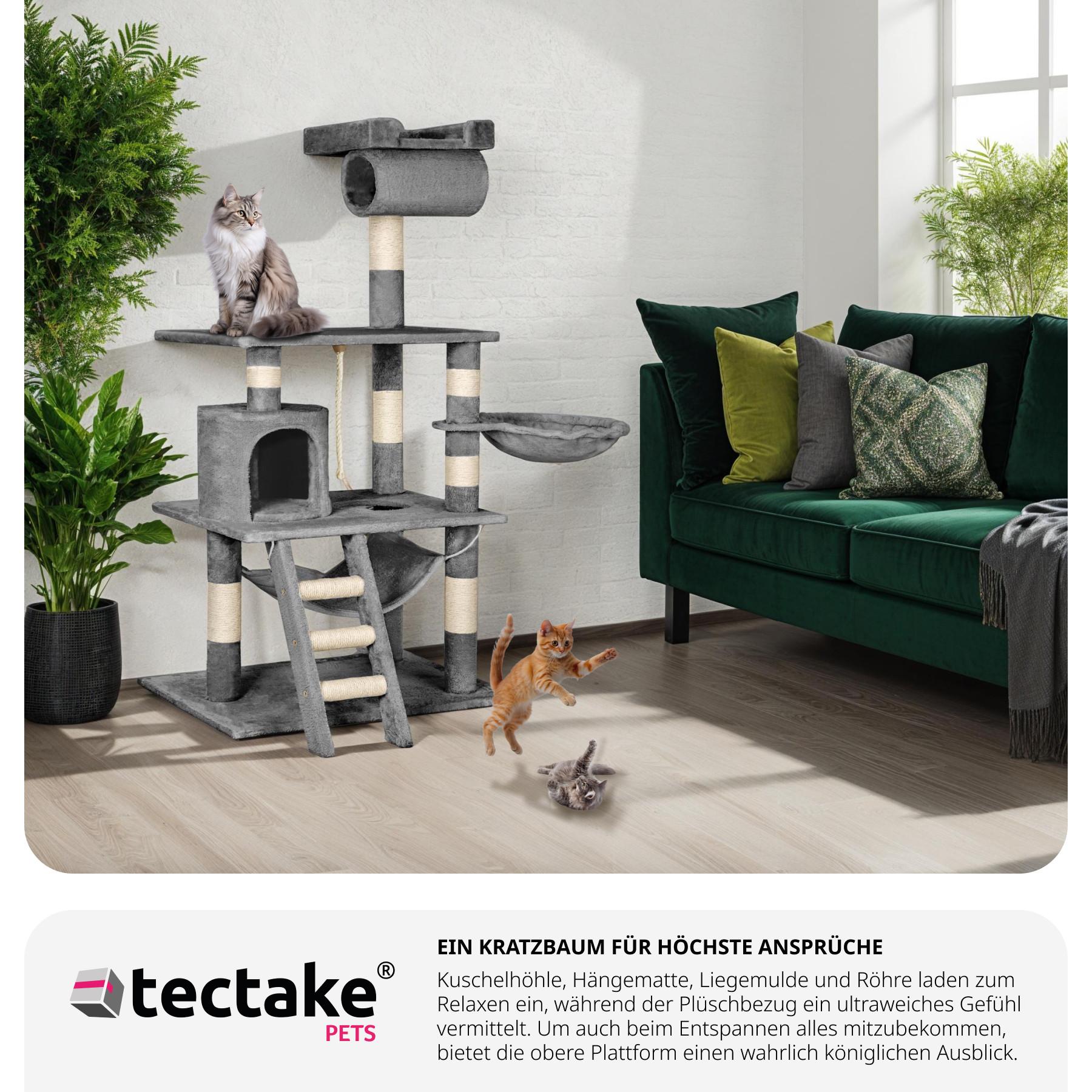 Tectake  Arbre à Chat STOKELEY 141 cm 