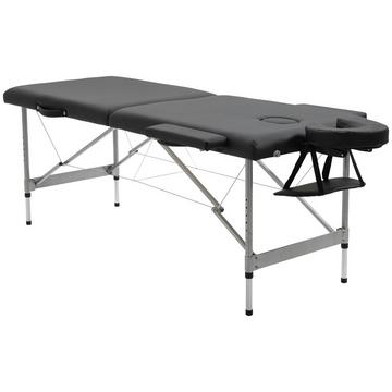 Massageliege Klappbar Professioneller 7-Zonen Massagetisch, Höhenverstellbar, Belastbar Bis 130Kg, Ideal Für Spa & Salon, Schwarz