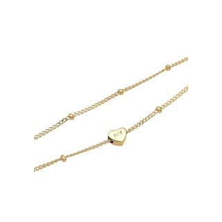 Elli  Halskette Choker Layer Herz 