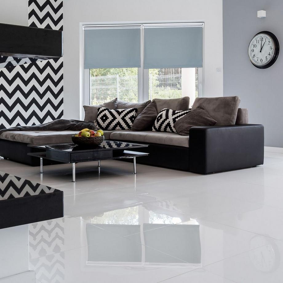 Northix  Store enrouleur thermique gris de 220 cm de long 