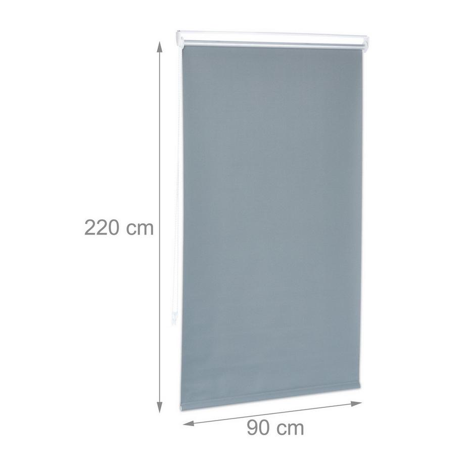 Northix  Store enrouleur thermique gris de 220 cm de long 