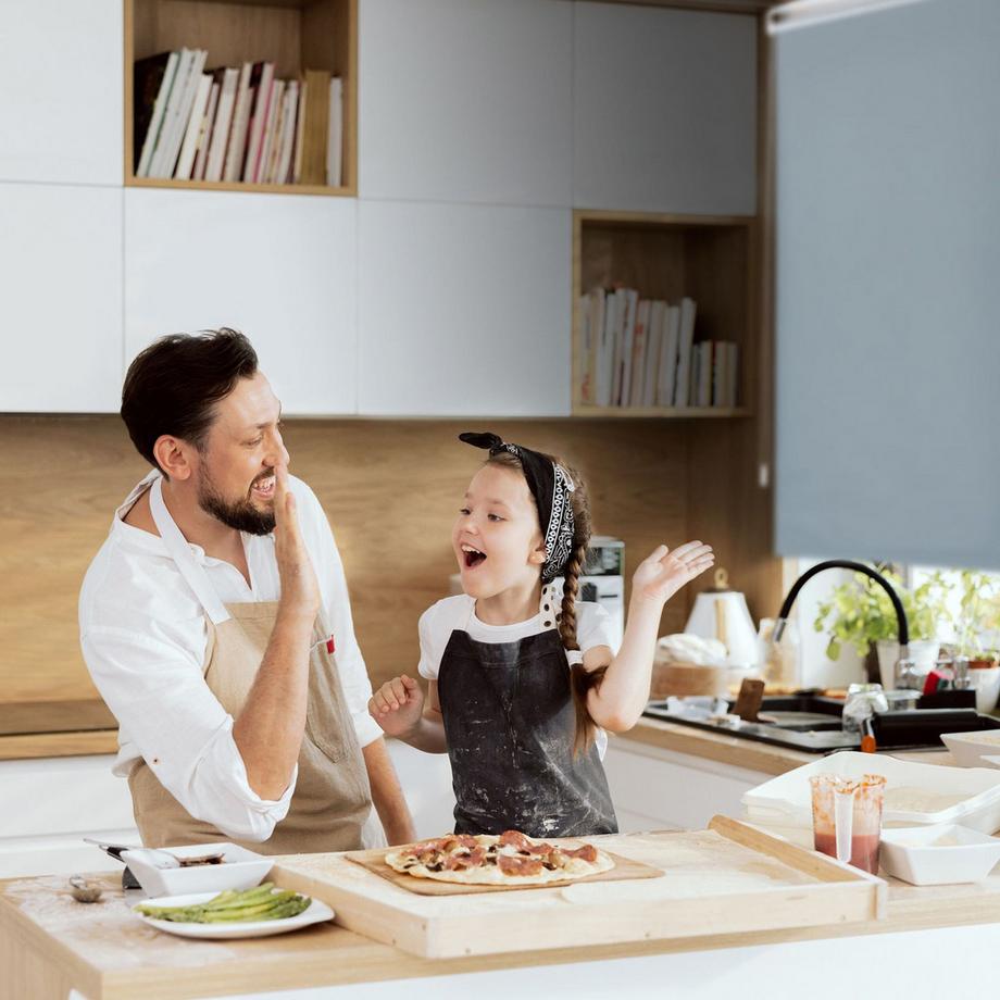 Northix  Store enrouleur thermique gris de 220 cm de long 