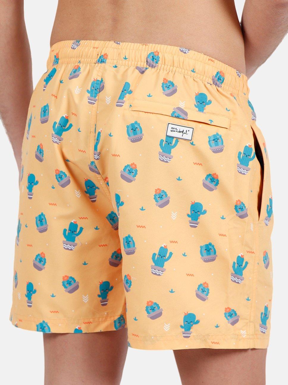 Admas  Short de bain Cactus Mr Wonderful 