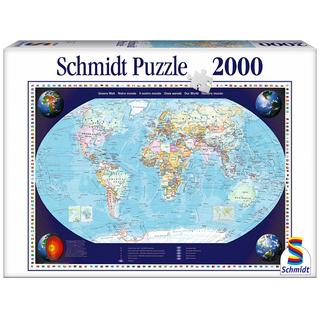 Schmidt Spiele  Puzzle de Schmidt Notre Monde - 2000 pièces - 12+. 