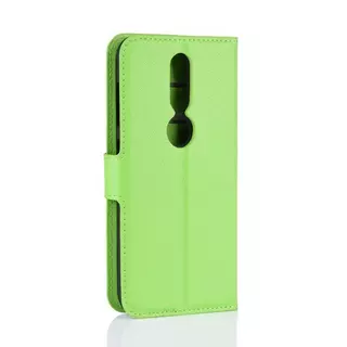 Cover-Discount  Nokia 4.2 - Étui en cuir avec pte-cartes Vert