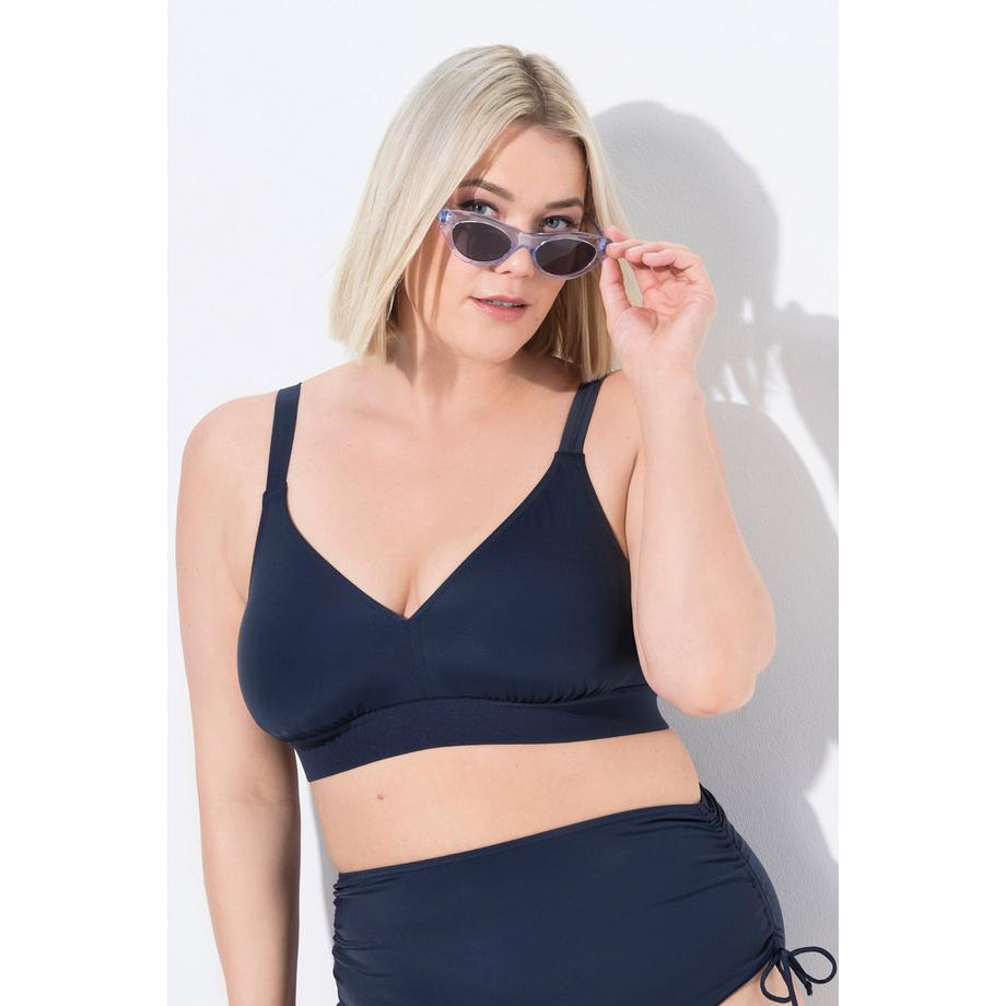 Ulla Popken Top del bikini senza coppe  