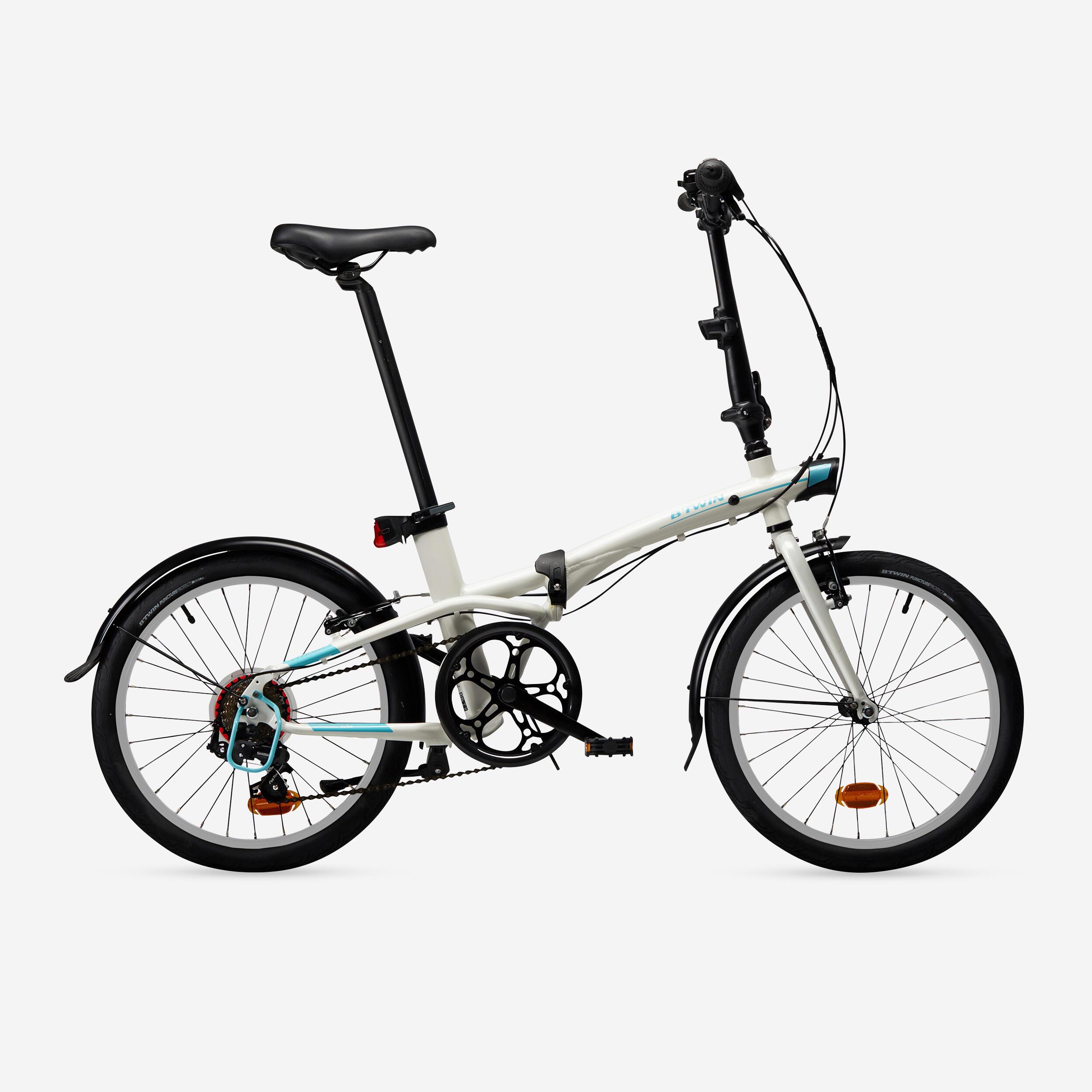 Klappfahrrad - Tilt 500 Unisex Weiss  ONE SIZE