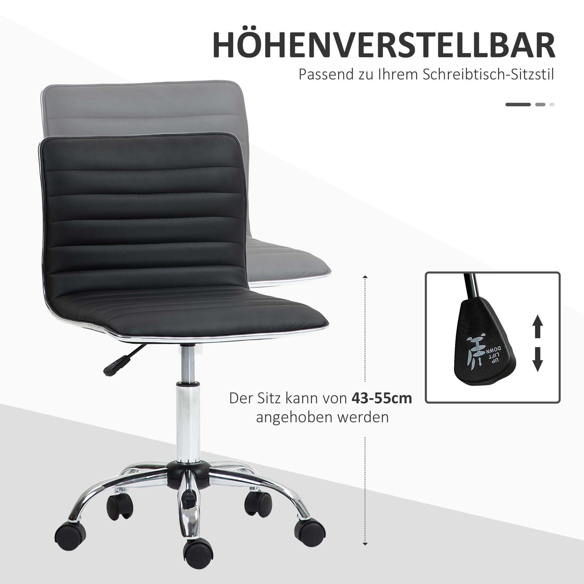 HOMCOM Chaise de bureau  