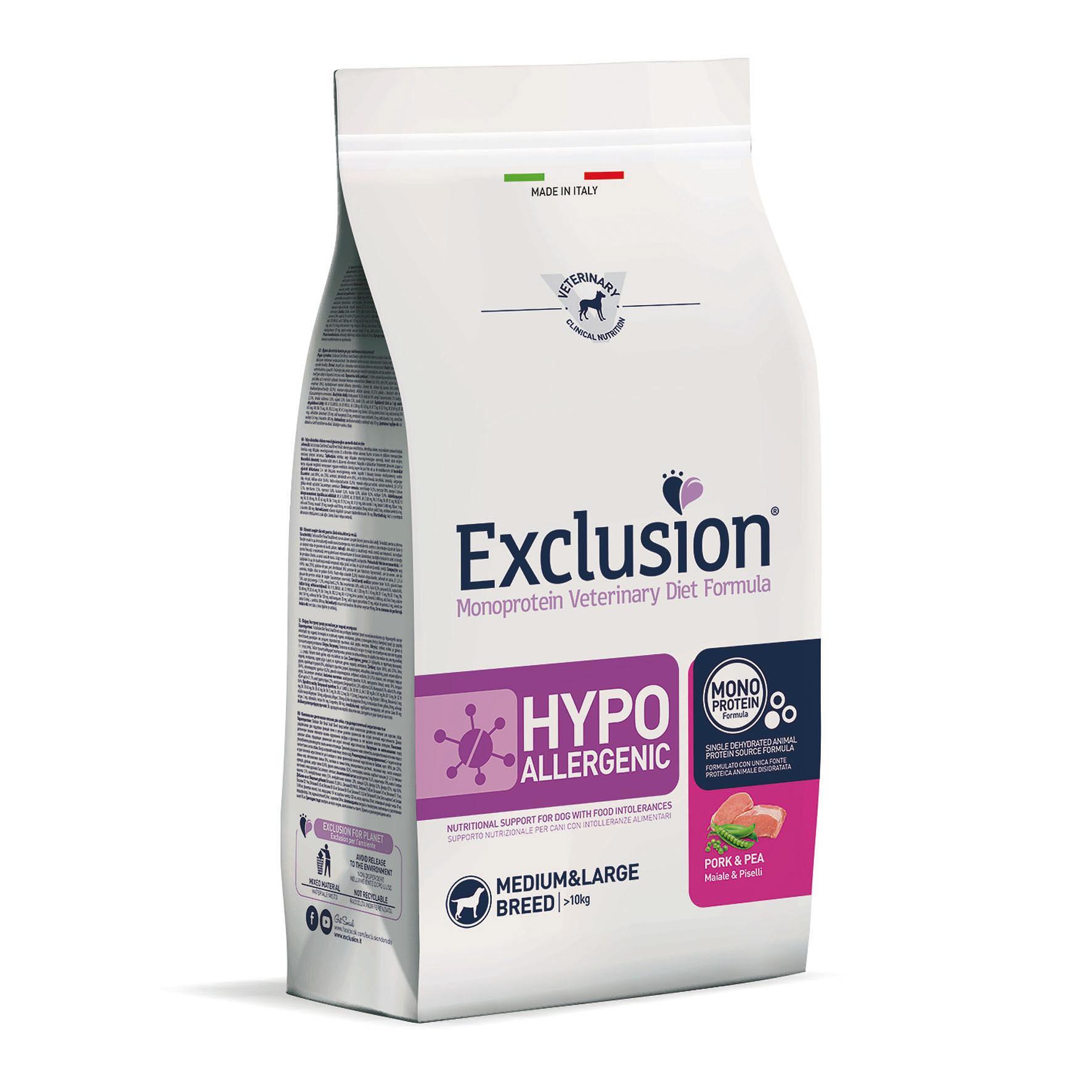 Exclusion  Dog VET Adult Med&La Pork 12kg 