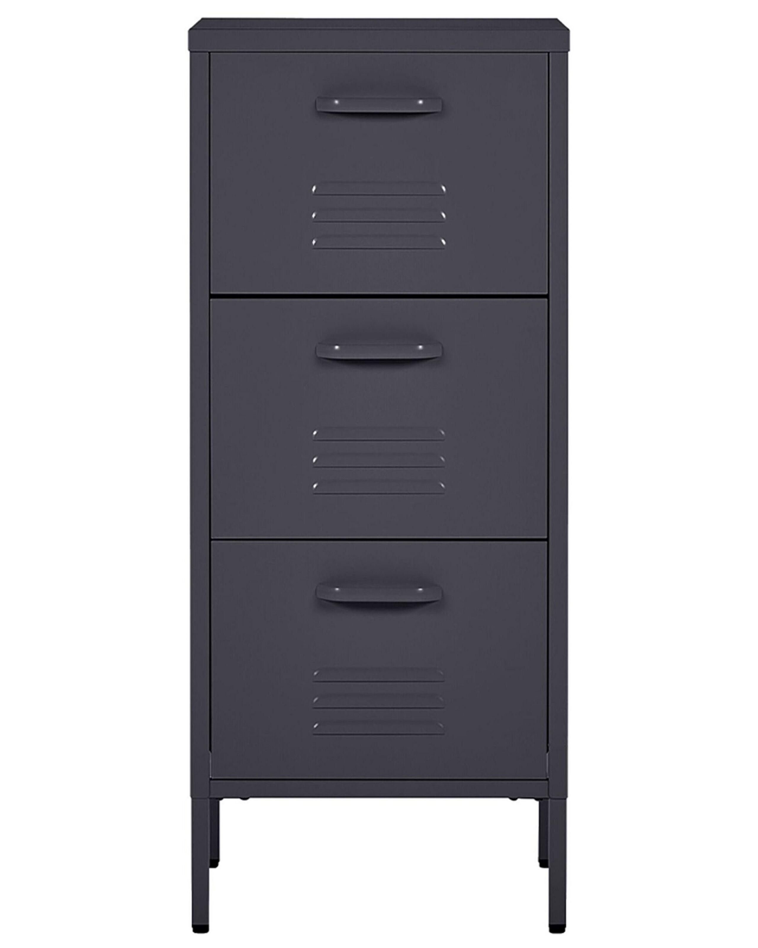 Beliani Armadietto da ufficio en Acciaio Moderno WOSTOK  