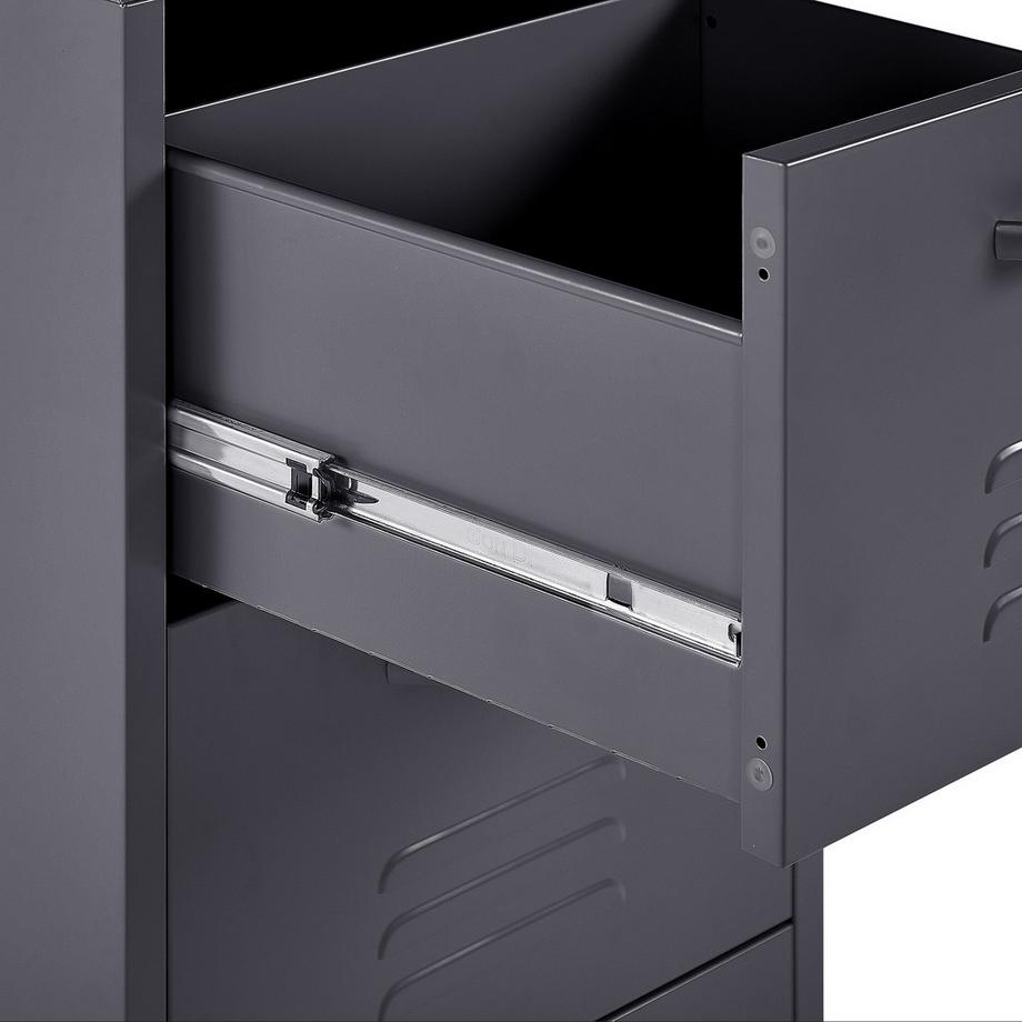 Beliani Armadietto da ufficio en Acciaio Moderno WOSTOK  