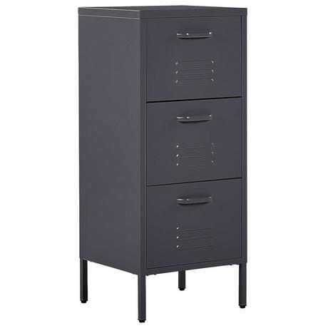 Beliani Armadietto da ufficio en Acciaio Moderno WOSTOK  