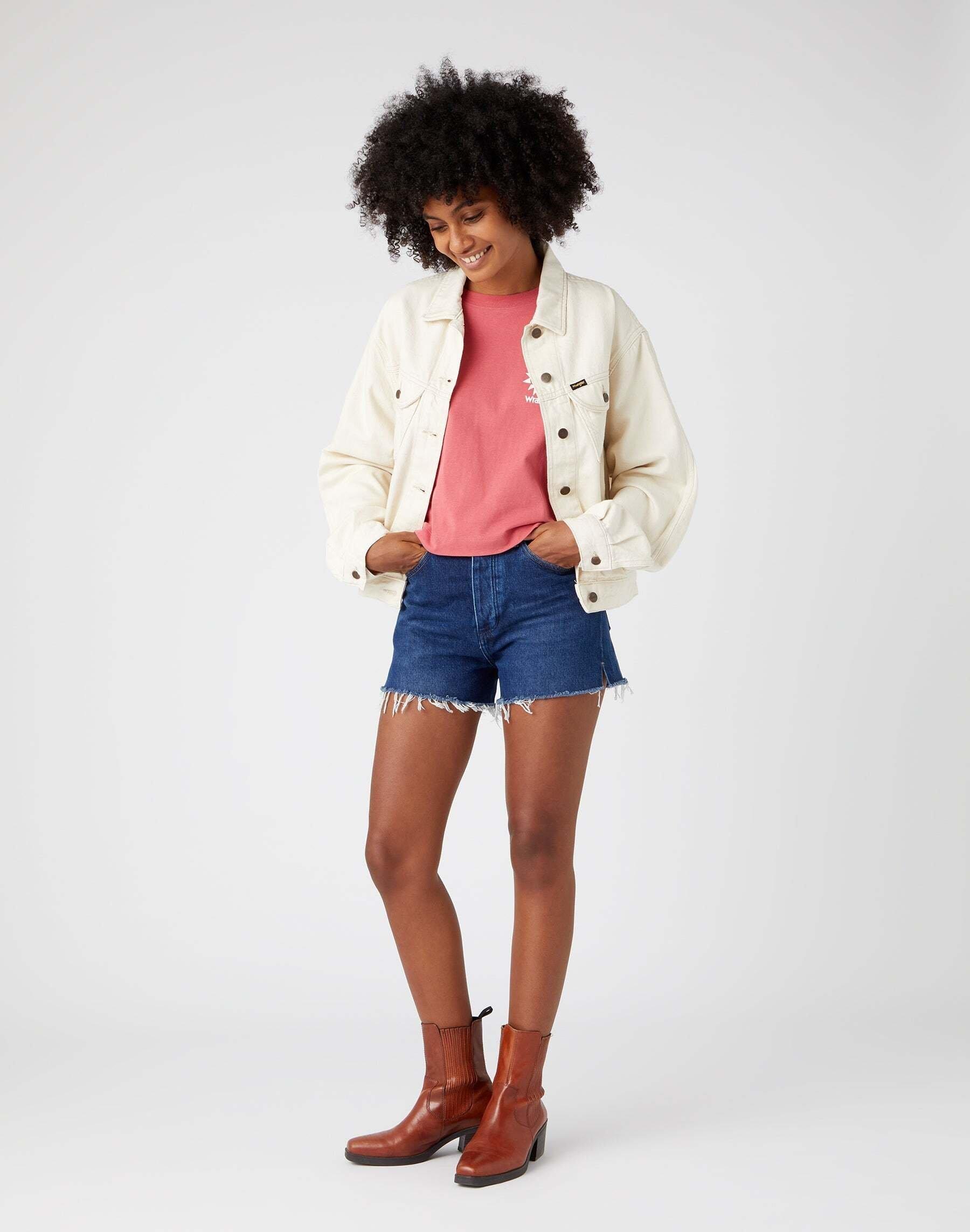 Wrangler  Jeans Shorts High Rise Festival 