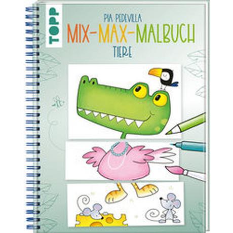 Frech  Mix-Max-Malbuch Tiere 