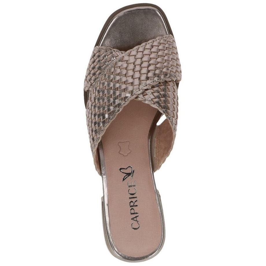 CAPRICE Mules con Fascia Intrecciata  