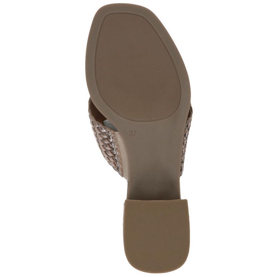 CAPRICE Mules con Fascia Intrecciata  