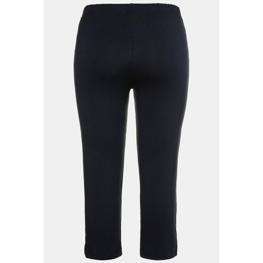 Ulla Popken Pantalon Capri Longueur 7/8 Taille Élastique  
