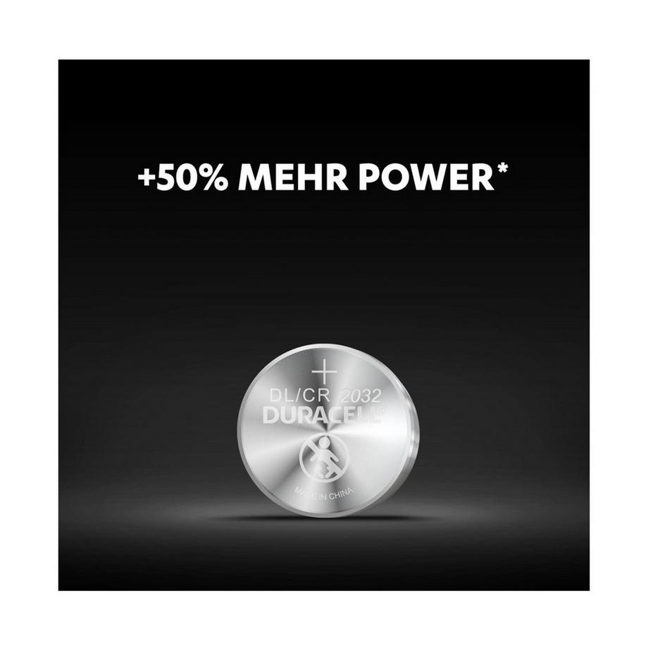 DURACELL  Knopfbatterie Specialty CR2032 B2 CR2032, 3V 4 Stück 