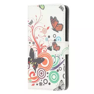 Cover-Discount  Galaxy Note 20 Ultra - Couure en cuir papillon Weiss