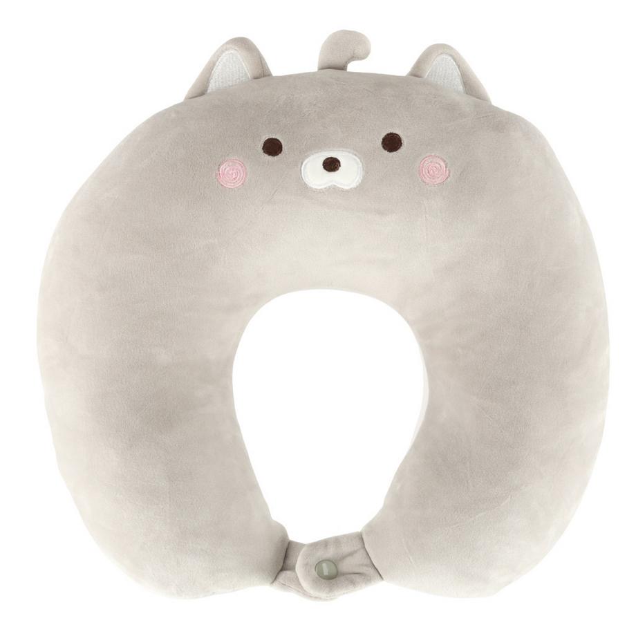 Northio Cuscino da Viaggio 2-in-1 Mascotte Gatto  