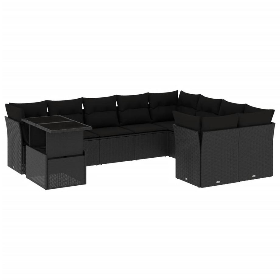 set divano da giardino Polirattan