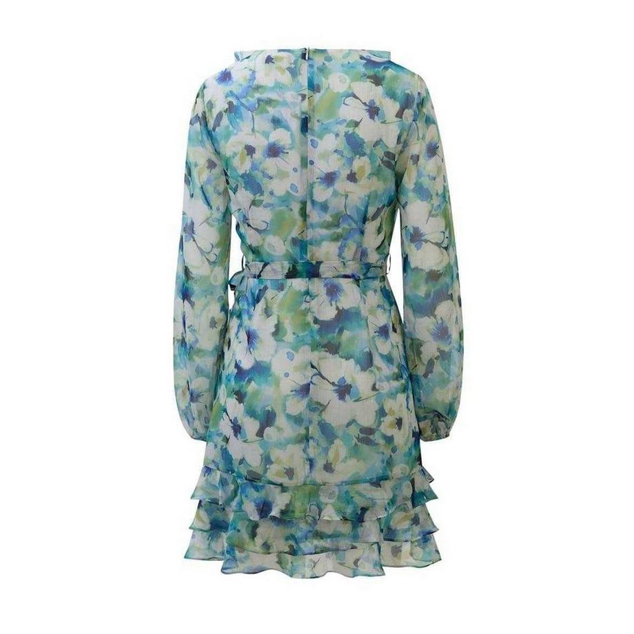Bardot Florales Chiffon Wickelkleid  