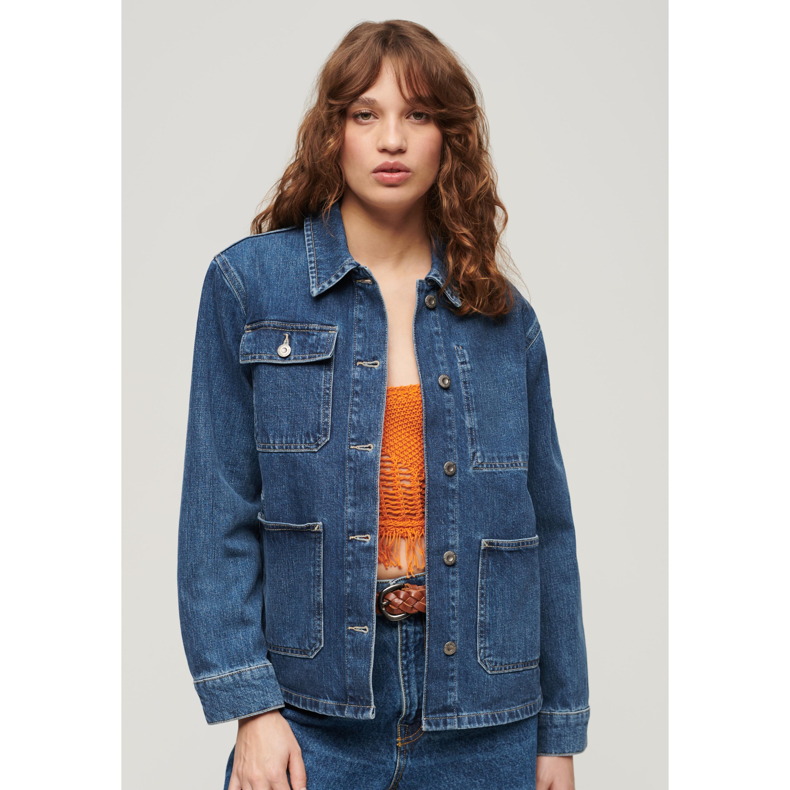 Superdry  vete en jean uperdry chore 