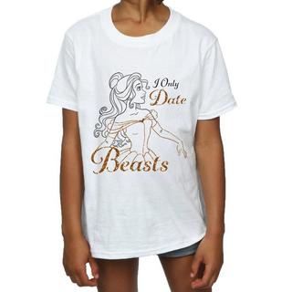 Disney PRINCESS  Tshirt ONLY DATE BEASTS 