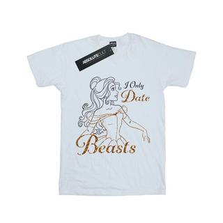 Disney PRINCESS  Tshirt ONLY DATE BEASTS 