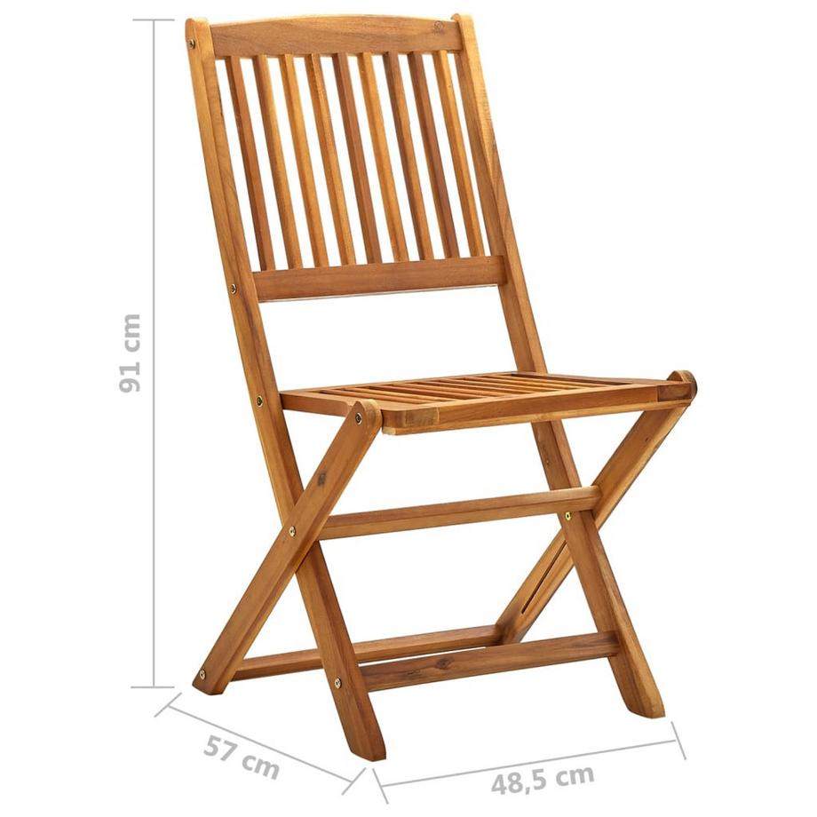VidaXL Gartenstuhl holz  