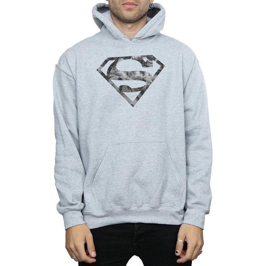 DC COMICS Superman Camo Shield Logo Felpa con cappuccio  