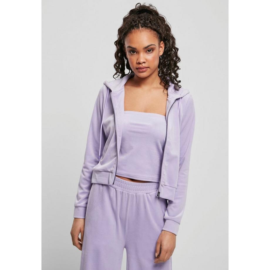 Kapuzenpullover,   velvet zip