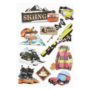 HobbyFun Wintersport Aufkleber für Kinder