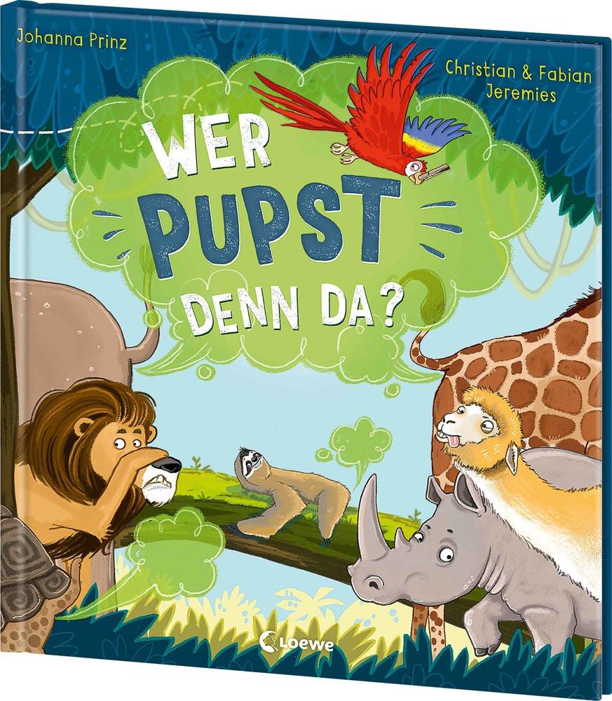 Wer pupst denn da? Prinz, Johanna; Loewe Vorlesebücher (Hrsg.); Jeremies, Christian (Illustrationen); Jeremies, Fabian (Illustrationen) Copertina rigida 