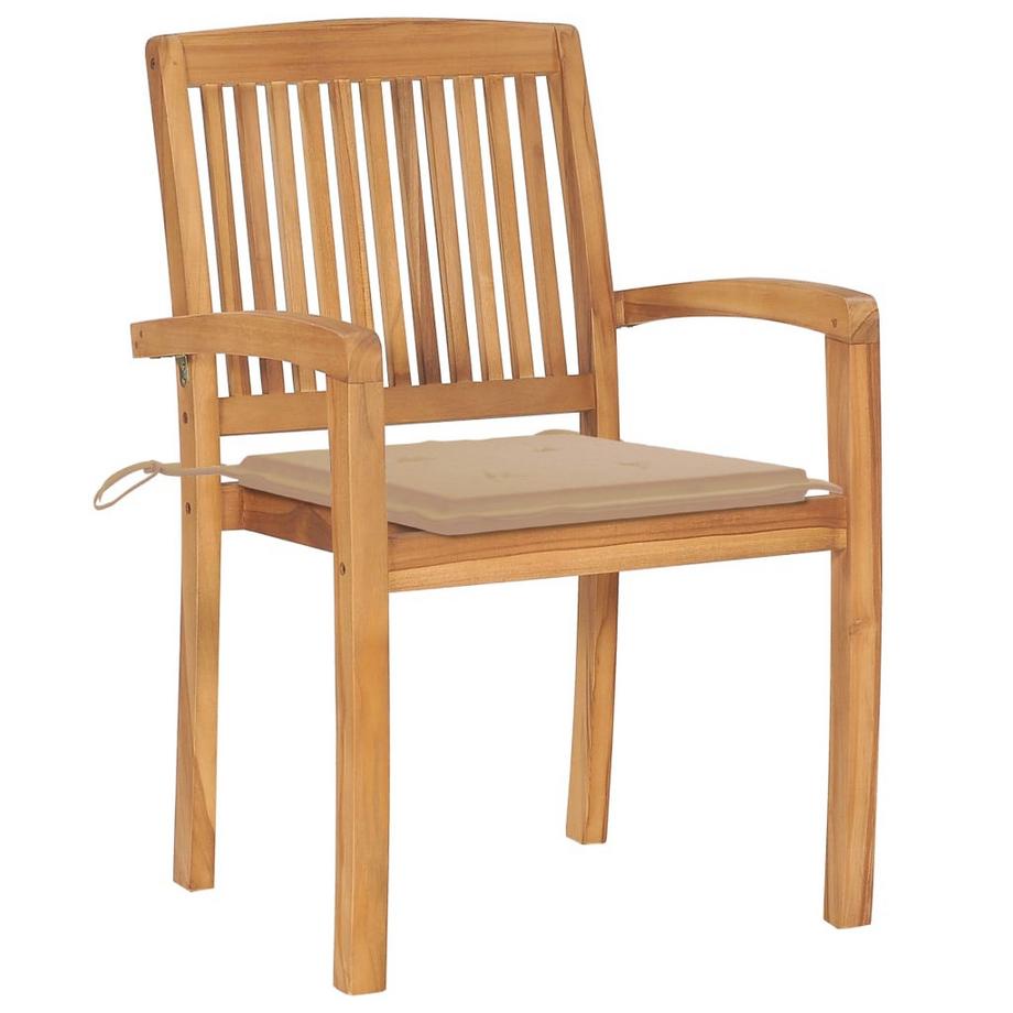 VidaXL Gartenstuhl teak  