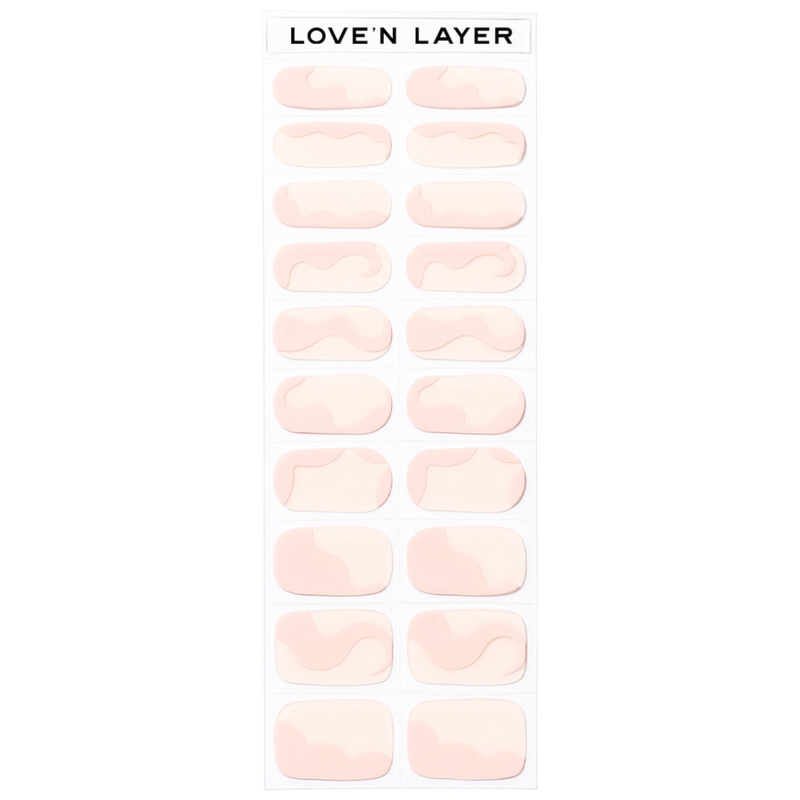 Lovenlayer  Nagelfolie Abstraction  Light Pink 