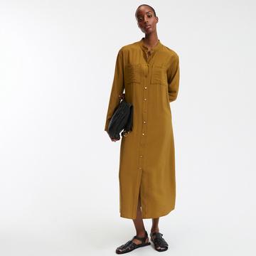 Gerades langes Kleid