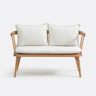 La Redoute Intérieurs Tischbank aus Eiche und Stoff  