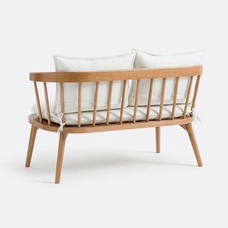 La Redoute Intérieurs Tischbank aus Eiche und Stoff  