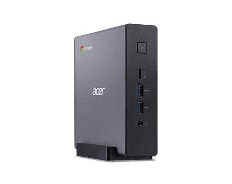 Image of acer Chromebox CXI4 5205U mini PC Intel® Celeron® 4 GB DDR4-SDRAM 32 GB Flash ChromeOS Mini-PC Schwarz - 32 GB