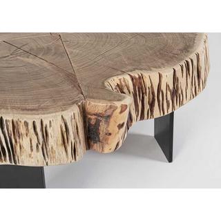 mutoni Table d'appoint Keval naturel 70x65  