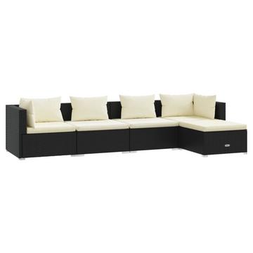 set lounge giardino Polirattan