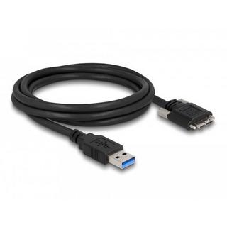 DeLock  87800 cavo USB 2 m USB 3.2 Gen 1 (3.1 Gen 1) USB A Micro-USB B Nero 