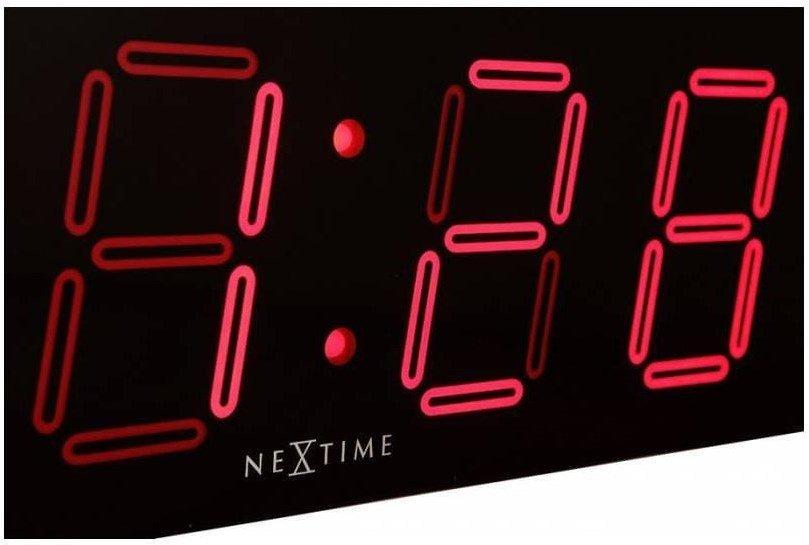 NeXtime Wanduhr Big D 51.5 x 18 x 4.5 cm  