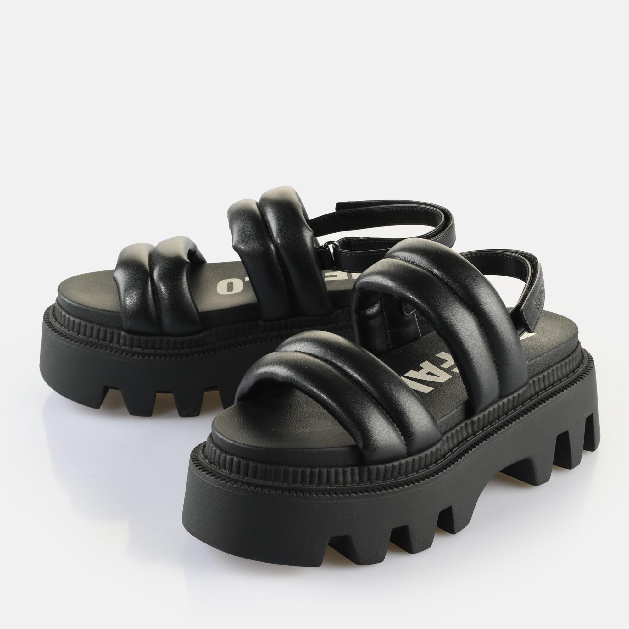 Buffalo  sandalen für en flora ts quilt - vegan nappa 